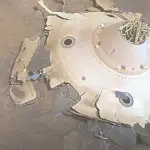 Drone Marziano scatta le foto impressionanti dei resti di un'astronave