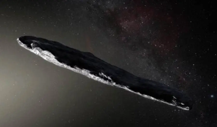 Asteroide Oumuamua, la fake dell'astronave spaziale
