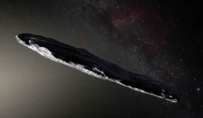 Asteroide Oumuamua, la fake dell'astronave spaziale