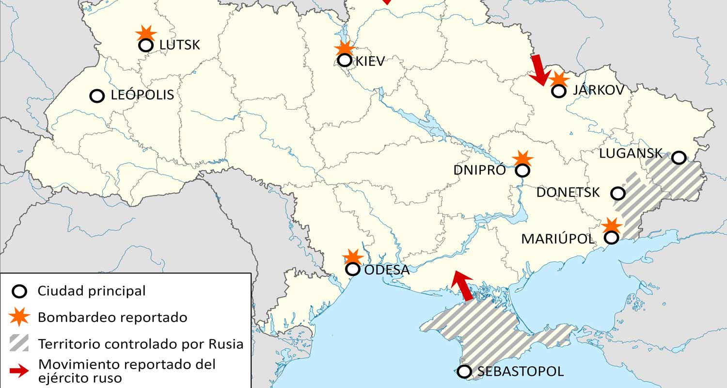 I russi bombardano l'ucraina occidentale