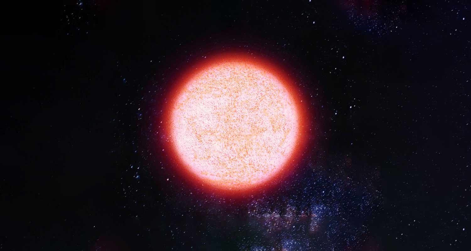 Gli scienziati assistono per la prima volta alla morte di una gigante rossa