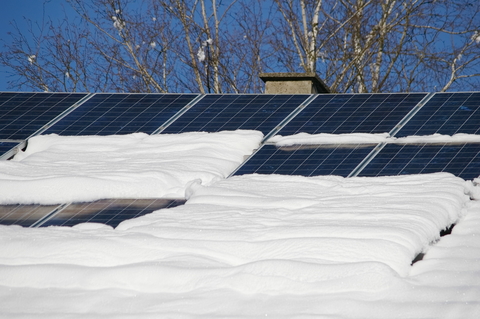 pannelli solari quando nevica