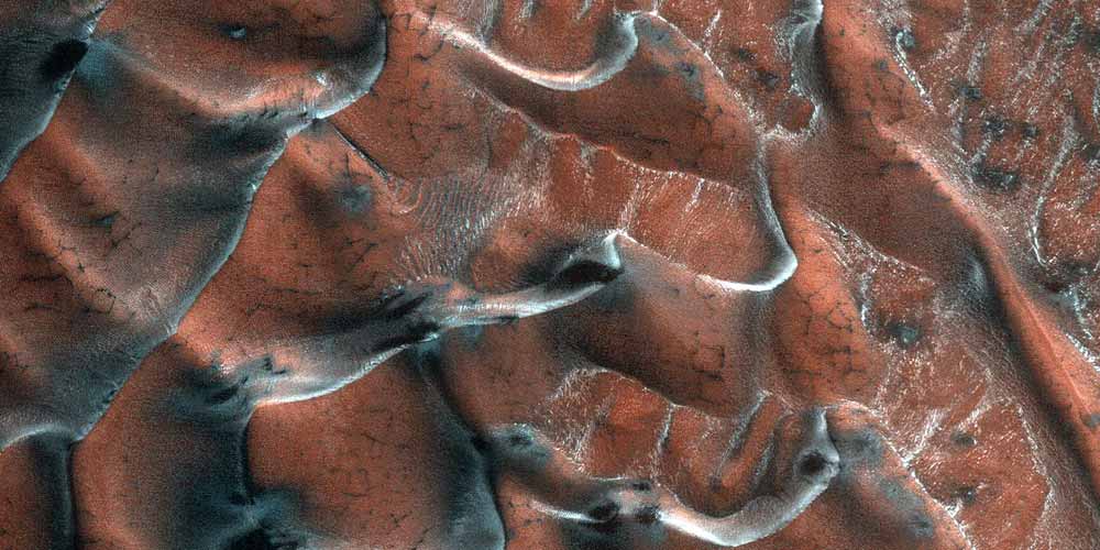 Dalla Nasa le nuove immagini delle dune di Marte