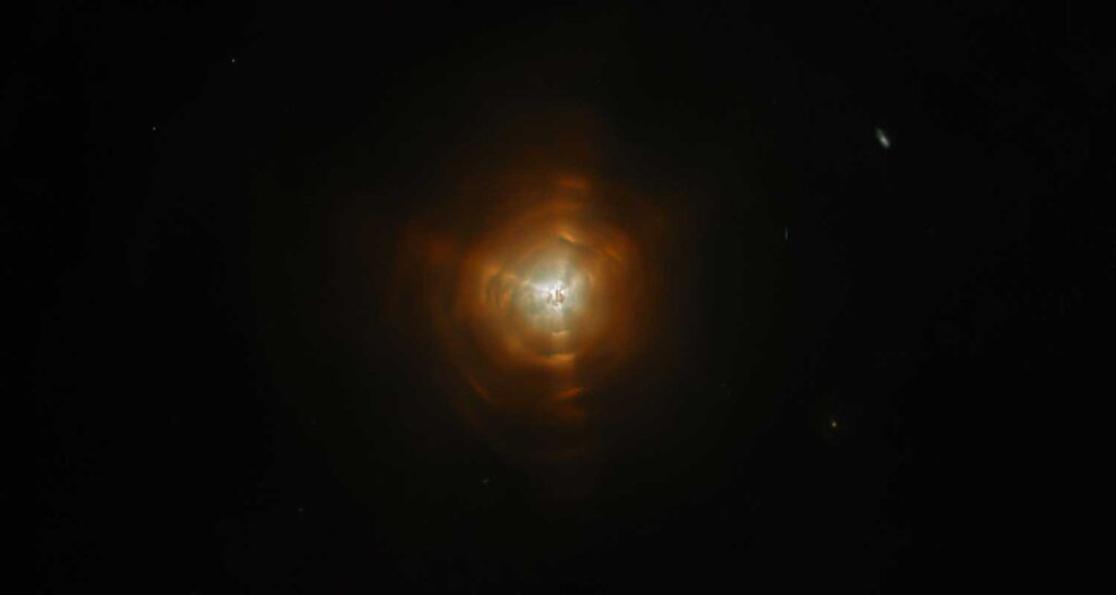 Hubble ci mostra una stella morente