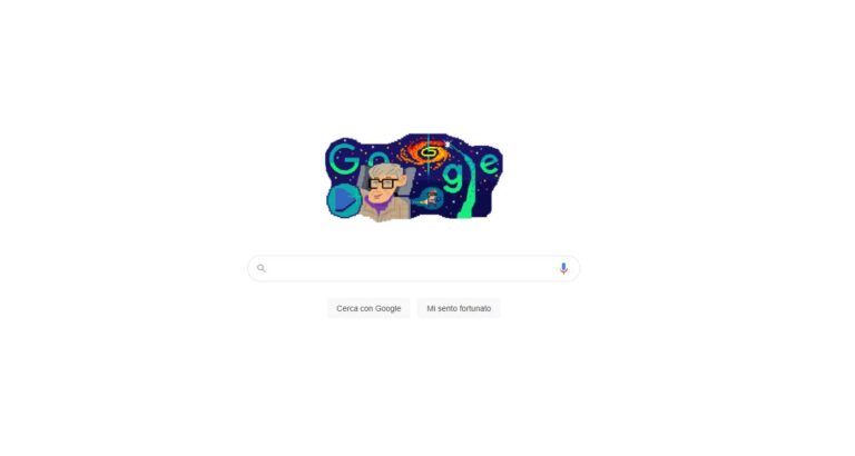 Google dedica il doodle a Stephen Hawking