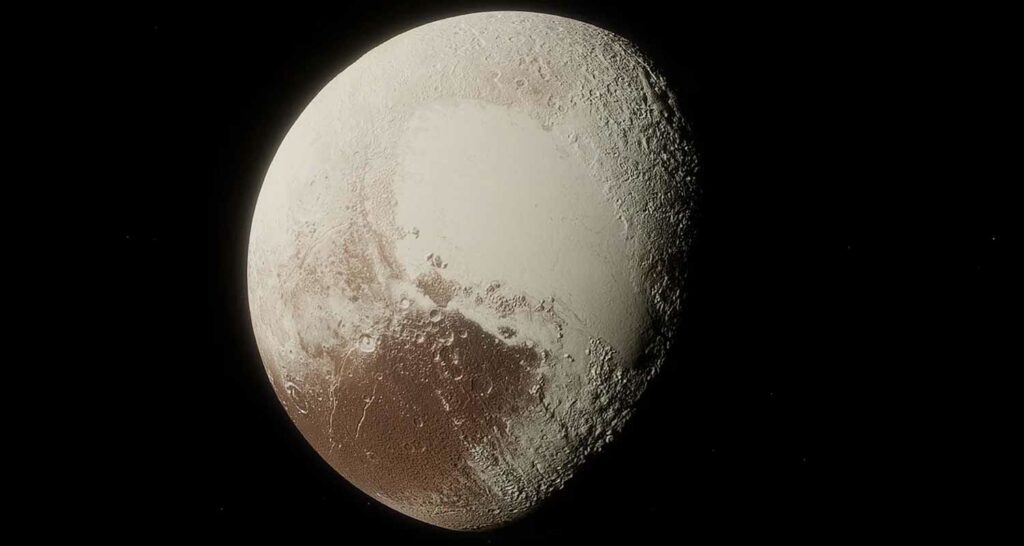 Plutone stato modificato da enormi vulcani di ghiaccio